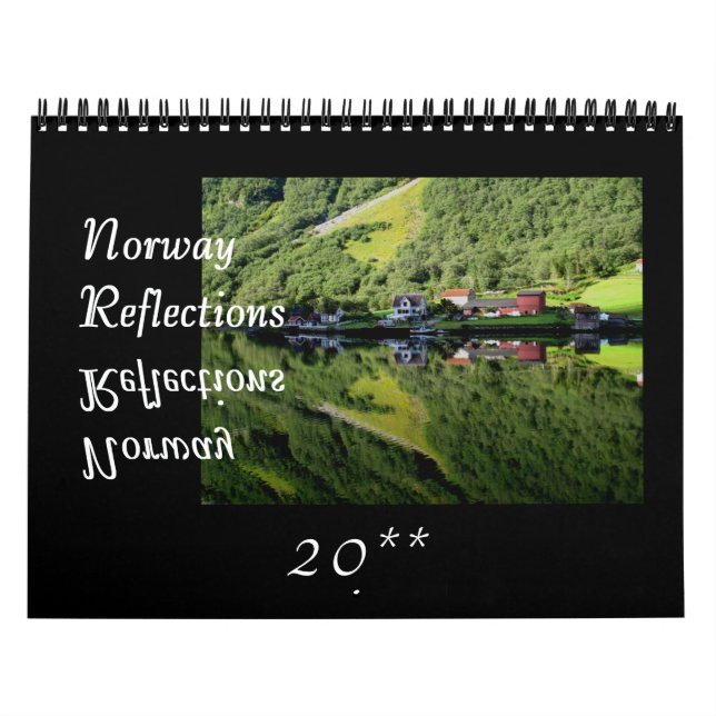 Norge Refltions Wall Calendar Kalender (Omslag)