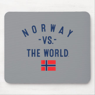 Norge Roligt Talesätt Norsk Flagga Stolt Norge Musmatta