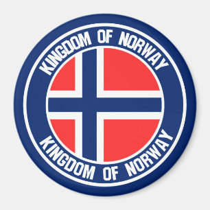 Norge Round Emblem Magnet