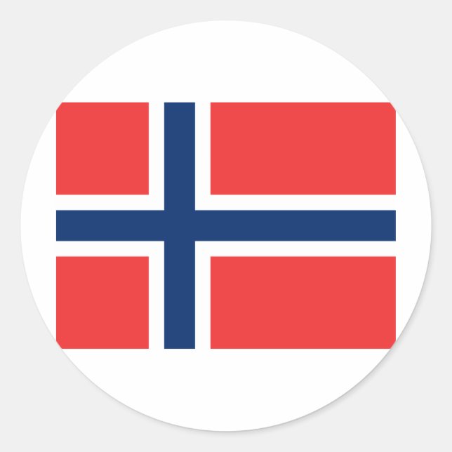 Norge Runt Klistermärke (Framsida)