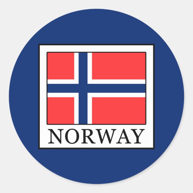 Norge Runt Klistermärke (Framsida)