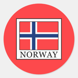 Norge Runt Klistermärke