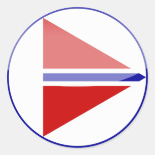 norge runt klistermärke