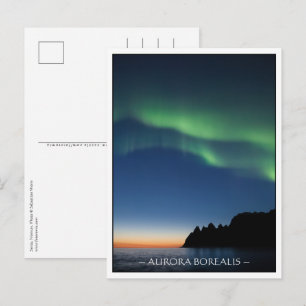 Norge Senja Northern Ljus Vykort