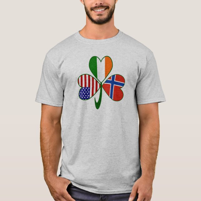 Norge Shamrock Tröja (Framsida)