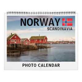 Norge Skandinavien 2026 Kalender