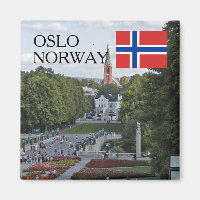 Norge Skandinavien Oslo Vigeland Resesouvenir