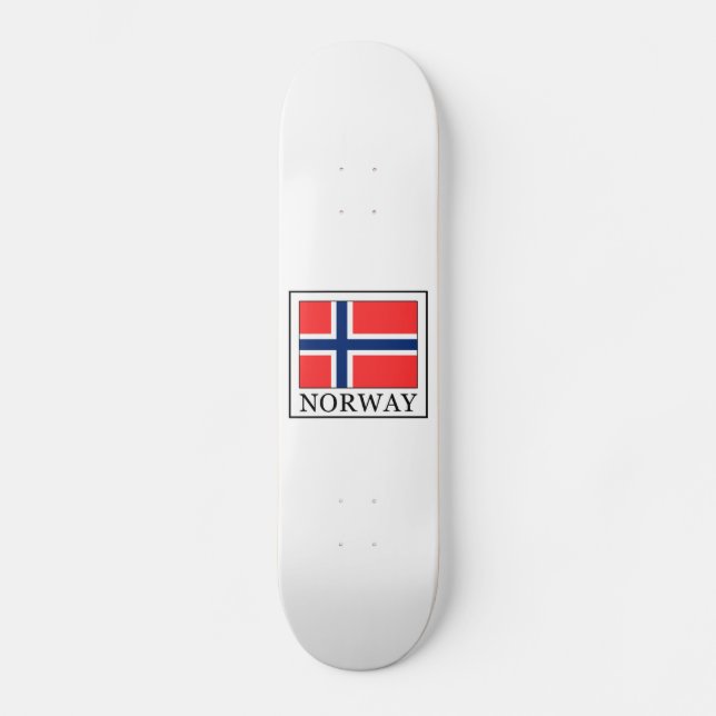 Norge Skateboard Bräda 21,5 Cm (Framsida)