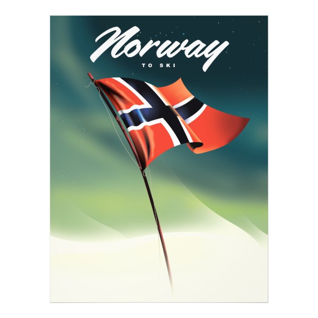 Norge Ski poster (Framsidan)