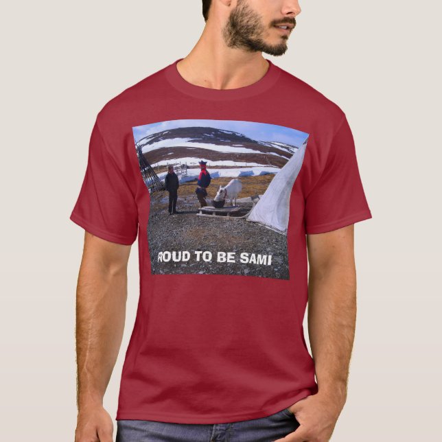 Norge som är stolt att vara Sami T-shirt (Framsida)