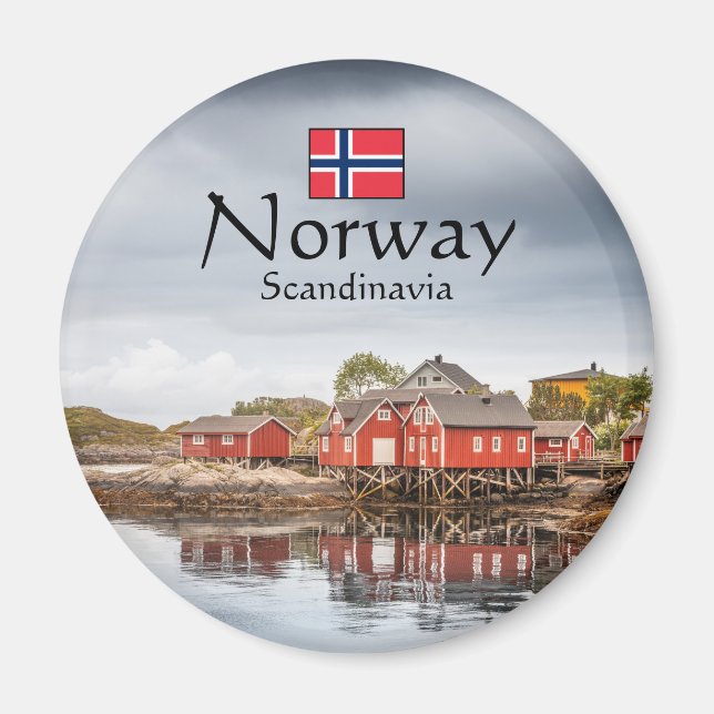 Norge Souvenir Magnet (Framsidan)
