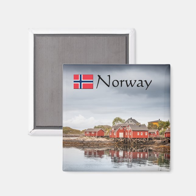Norge Souvenir Magnet (Front/Back)