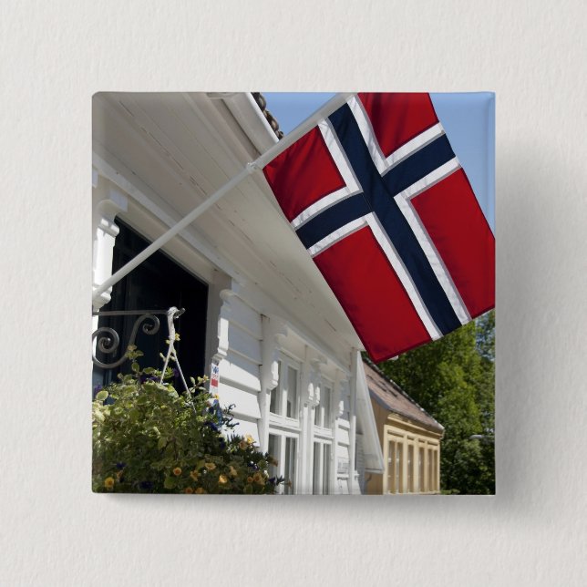 Norge, Stavanger. Historiska vyer i innerstaden. Knapp (Framsida)