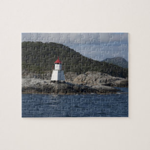 Norge, Stavanger. Vy längs Lysefjord. Pussel