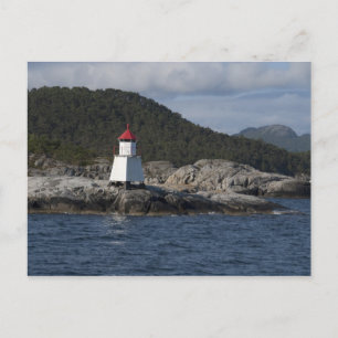 Norge, Stavanger. Vyer längs Lysefjord. Vykort
