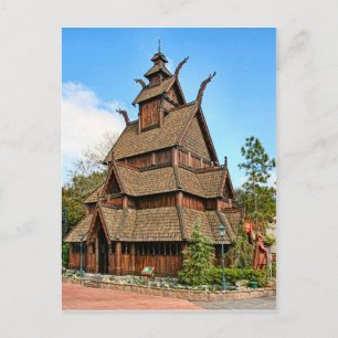 Norge, Stave Church Vykort
