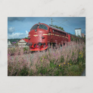 Norge. Størenbanen 150 År. Jubileumstog. Vykort