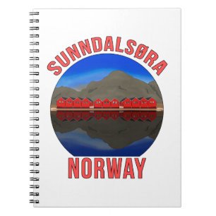 Norge Sunndalsøra Travel Norska Anteckningsbok