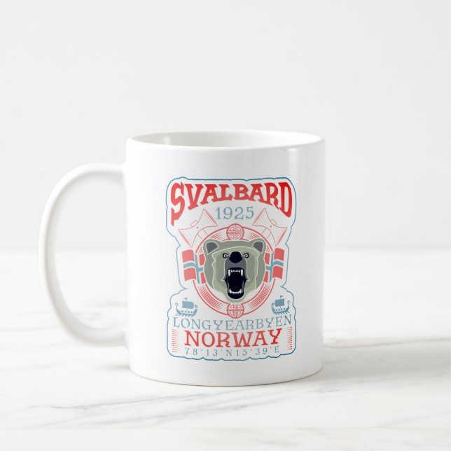 NORGE SVALBARD LONGYEARBYEN. KAFFEMUGG (Vänster)