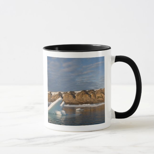 Norge, Svalbard, Spitsbergen Island, Solnedgång Mugg (Höger)