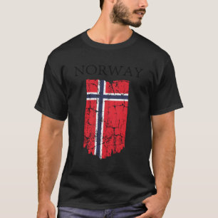 Norge Sverige Norwegen I Norge Flagga T Shirt