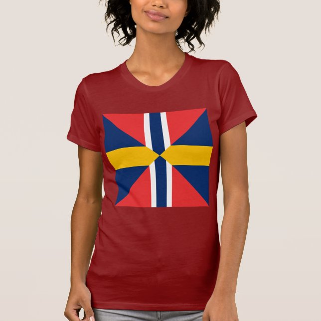 Norge Sverige Sildesalaten, norge T Shirt (Framsida)
