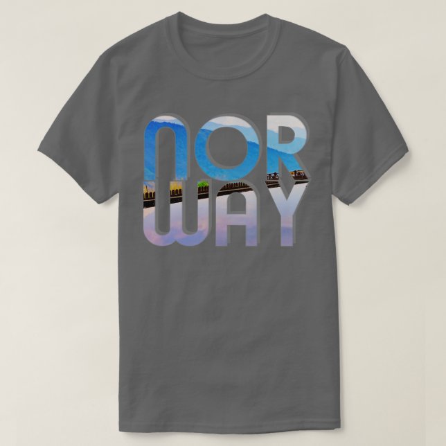 NORGE T SHIRT (Design framsida)