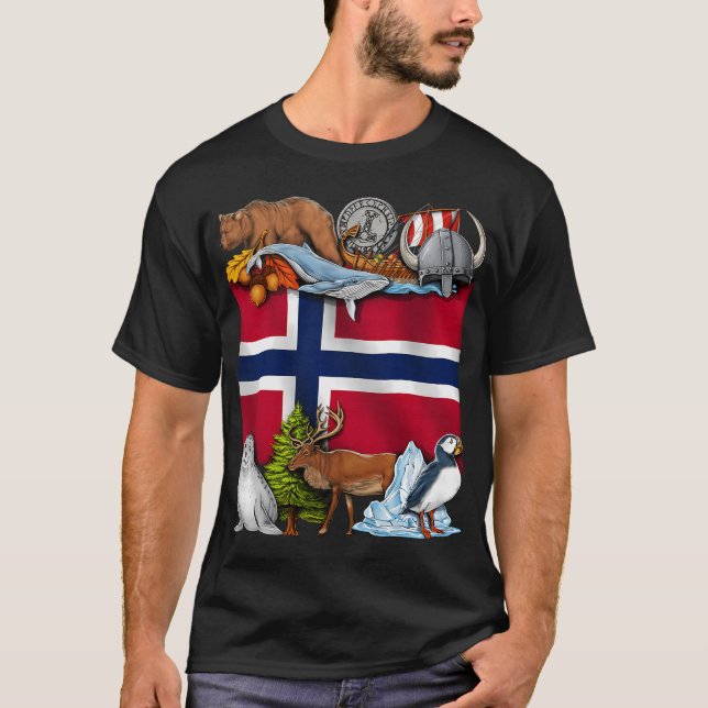 Norge T Shirt (Framsida)