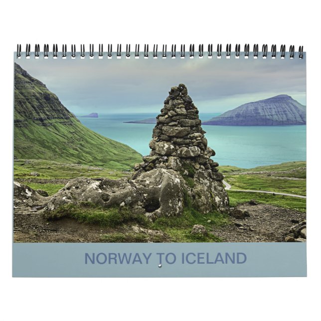 Norge till Island Kalender (Omslag)