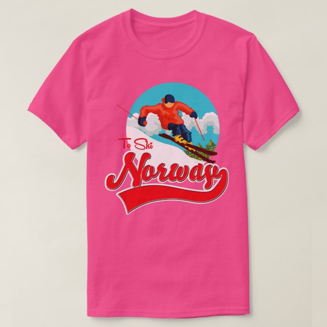 Norge till Ski T Shirt (Design framsida)