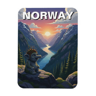 Norge Troll Magnet
