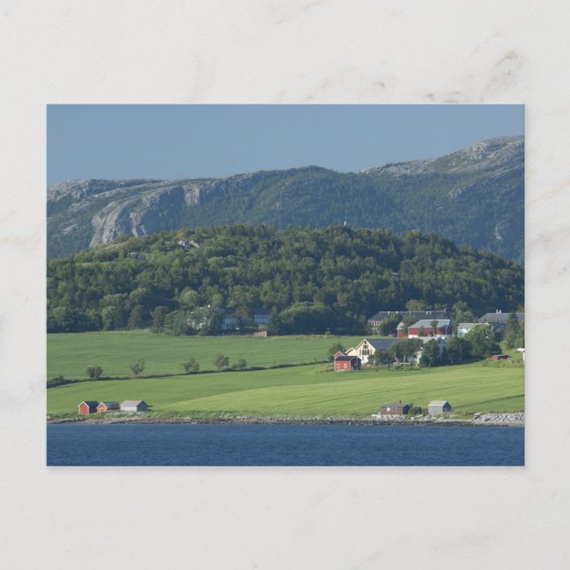 Norge, Trondheimsfjorden, Trondheim. Typisk Vykort (Framsida)