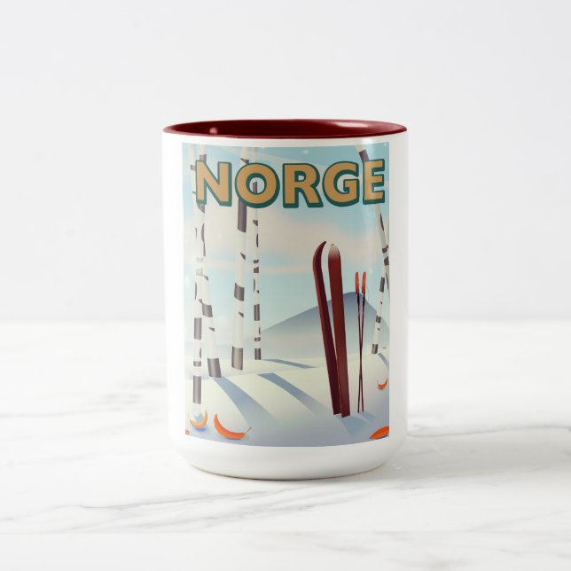 Norge Två-Tonad Mugg (Center)