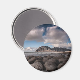 Norge Uttakleiv Lofotenöarna Magnet