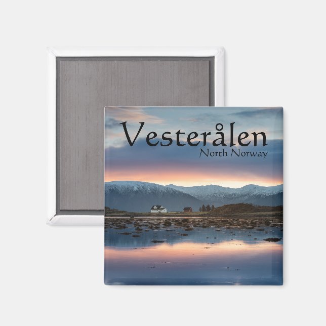 Norge Vesteralen Souvenir Magnet (Front/Back)