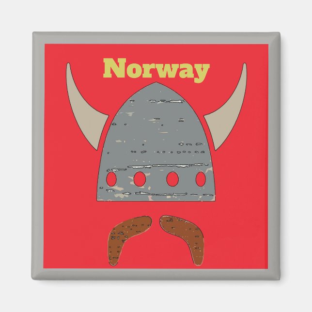 Norge, Viking Head Magnet (Framsidan)
