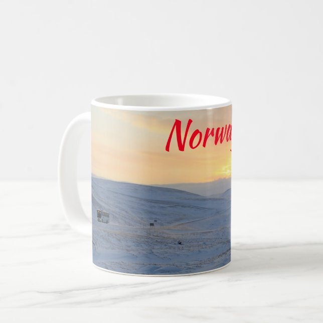 Norge vinter kaffemugg (Framsida vänster)
