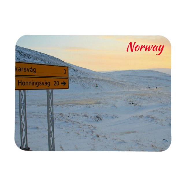 Norge vinter magnet (Horisontell)