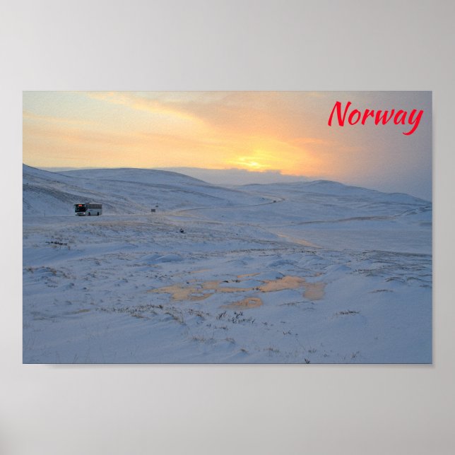 Norge vinter poster (Framsidan)