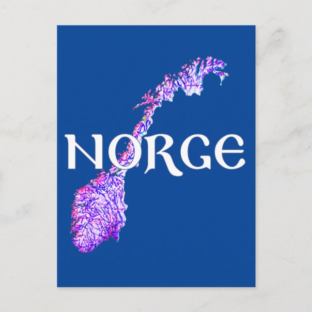 Norge Vykort (Framsida)