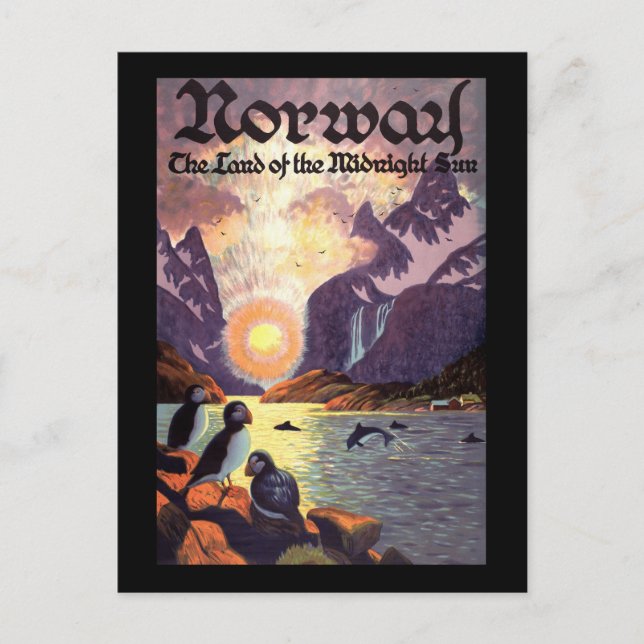 Norge Vykort (Framsida)