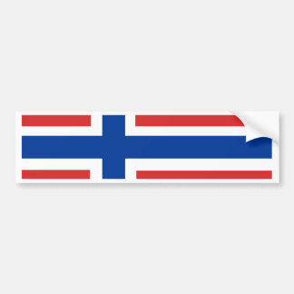 Norgeflagga Bildekal