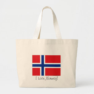 Norgeflagga Jumbo Tygkasse