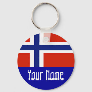 NORGEFLAGGA NYCKELRING