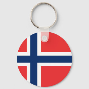 Norgeflagga Nyckelring