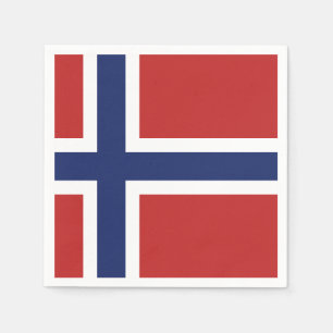 Norgeflagga Pappersservett