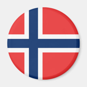 Norgeflaggamagnet Magnet