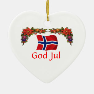 Norgejul Julgransprydnad Keramik