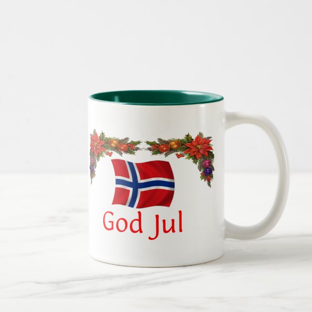 Norgejul Två-Tonad Mugg (Höger)