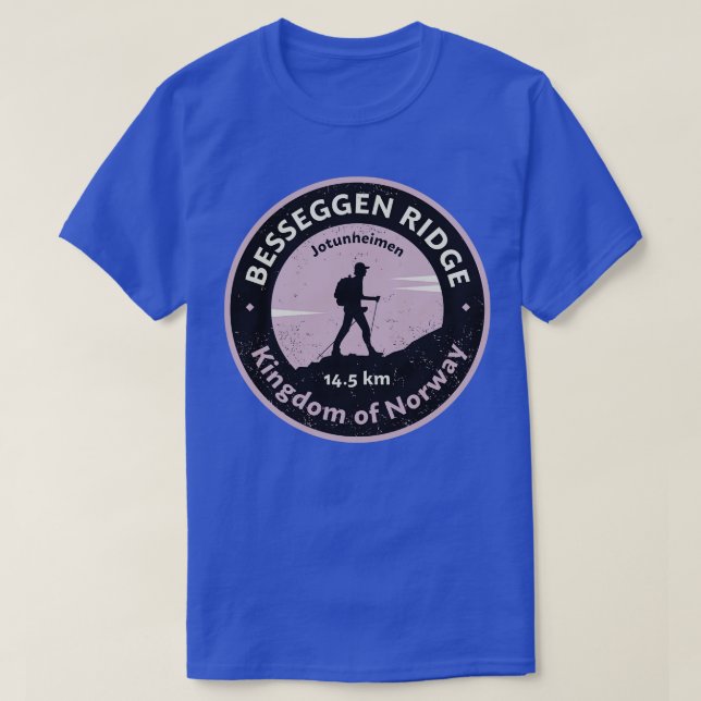 Norgen Besseggen Ridge T Shirt (Design framsida)